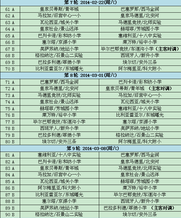西甲联赛赛程表[西甲联赛赛程表高清]