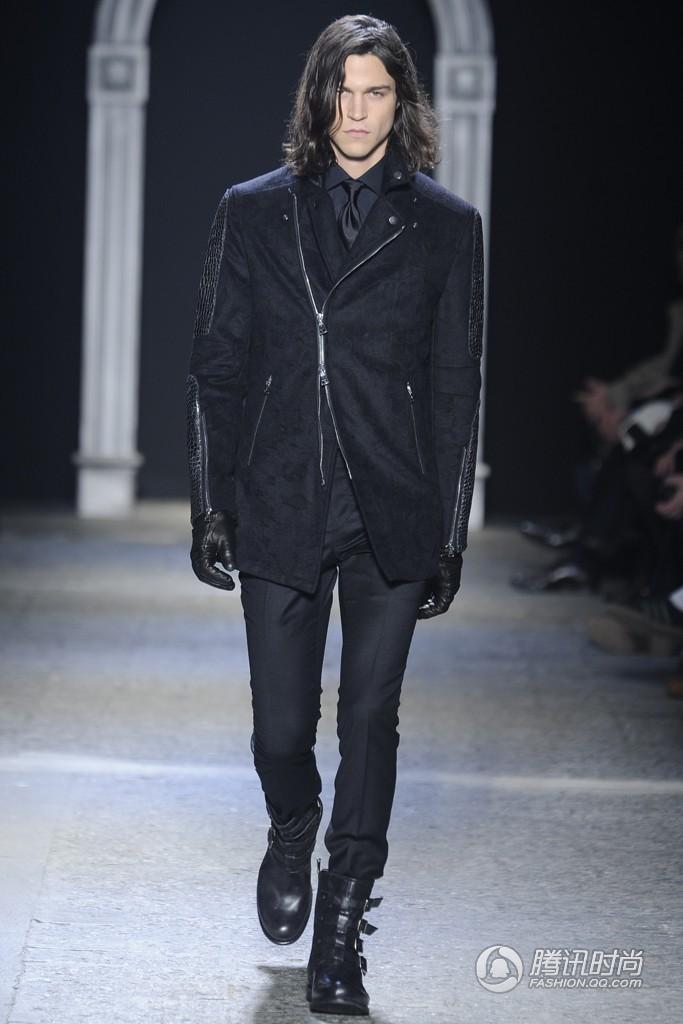 哥特风逆袭 john varvatos2014秋冬男装