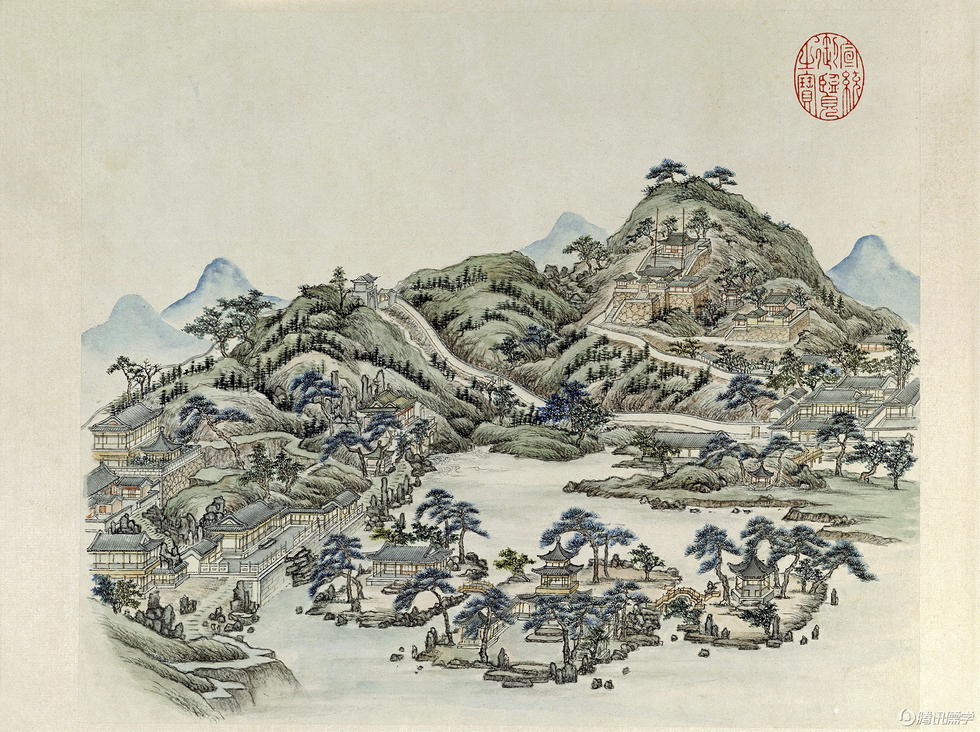 200年前北京最美八景:清张若澄《燕山八景图》