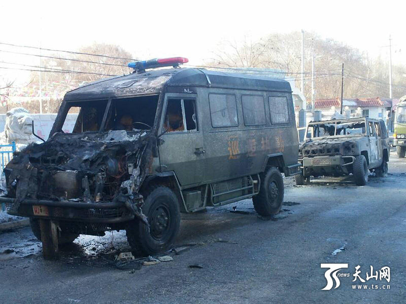 高清图—新疆阿克苏地区乌什县遭恐怖袭击 8人被击毙