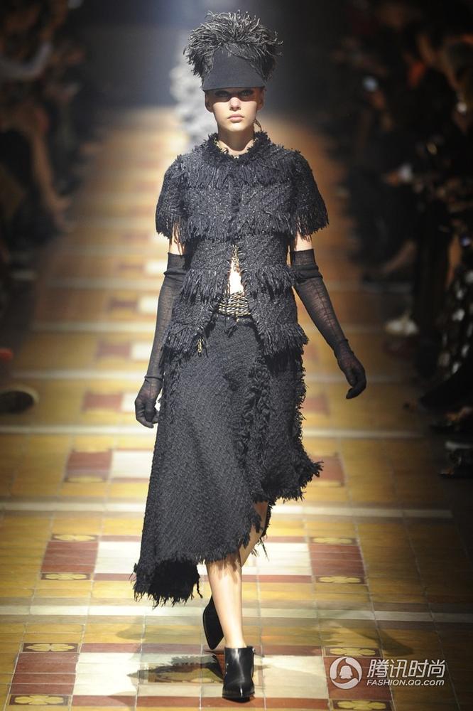 奢华黑寡妇 Lanvin2014秋冬系列_服装资讯_中
