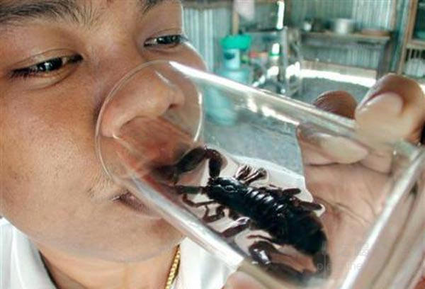 男子吃炸蝗虫过敏险丧命 另类大胆吃虫客盘点