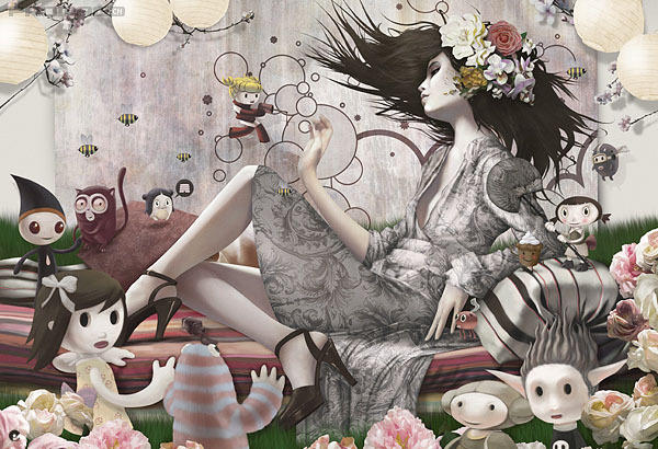 英国画师bagshaw:暗黑少女_文化_腾讯网