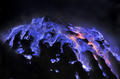  Volcanic eruption looks like nebula