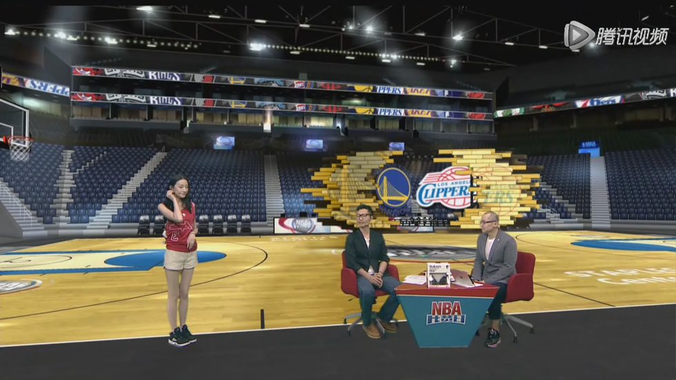 组图:腾讯<em>NBA女主播</em>反穿球衣 抗议种族歧视-n