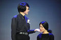 北京互联网大会展示日本高仿真机器人
