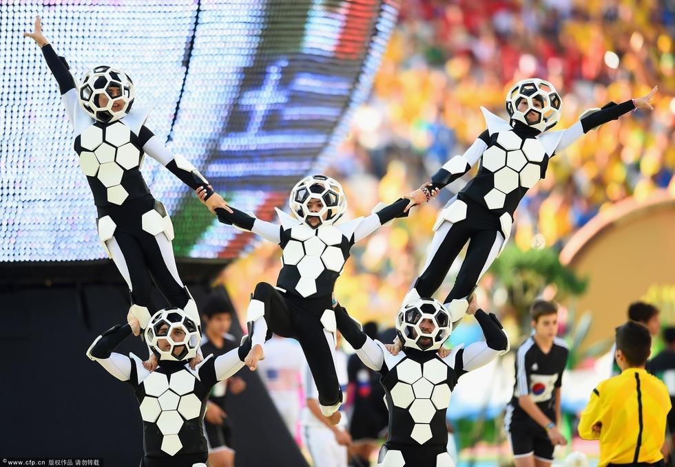 高清:2014巴西世界杯开幕式 同享足球盛宴-世