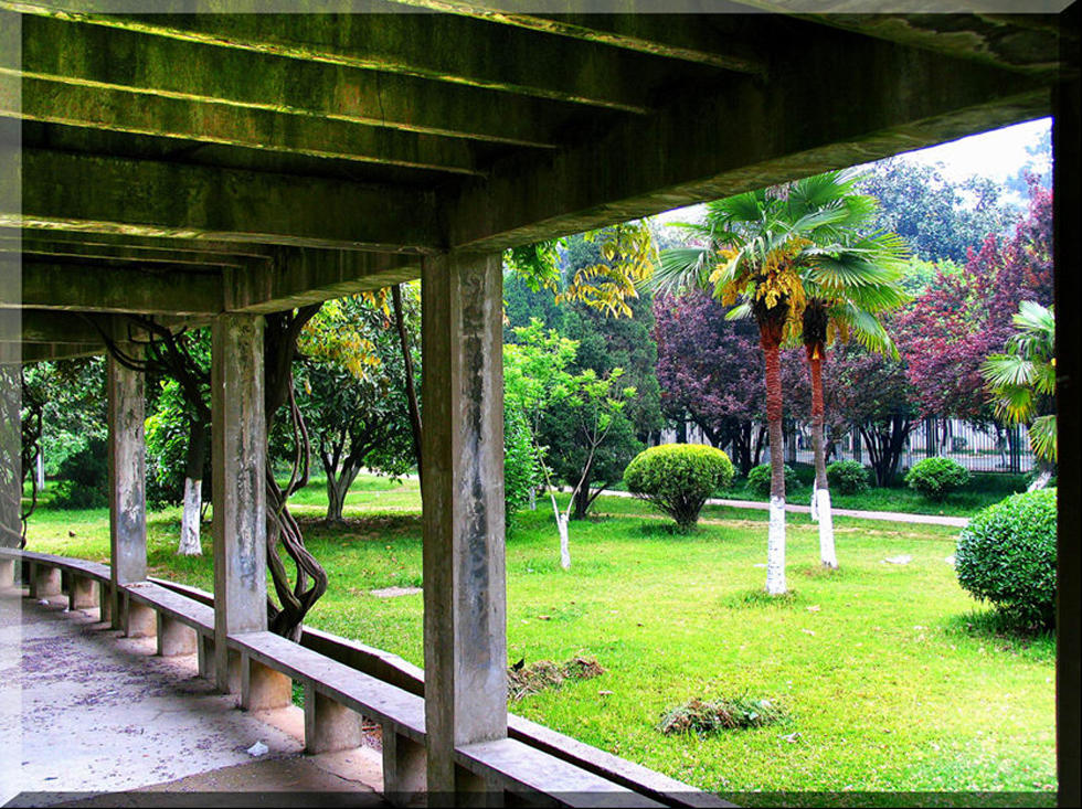 武汉纺织大学校园风景