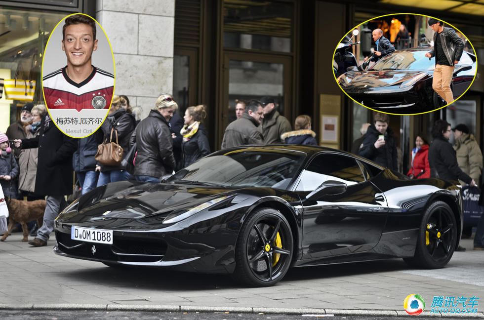 此图为德国:厄齐尔-黑色法拉利458 italia 售价:388.00 - 443.高清图片