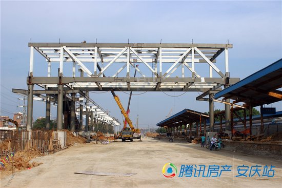 独家探访:安庆火车站改造8月最新工程进度_频