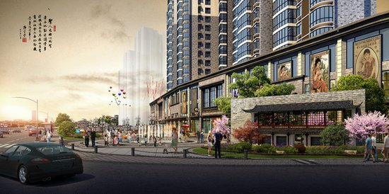 百蕊·宜城水岸四眼井美食风情街 月圆中秋好