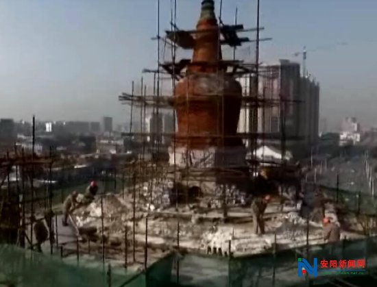新中国成立来首次大修 文峰塔维修工作将于6月