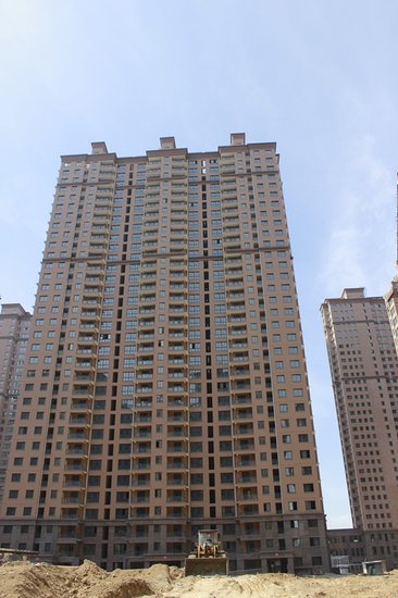 义乌城6月份施工进度:二期楼盘全部验收成功,