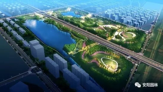 安阳 史上最大公园 开建 总面积688.95亩 快来
