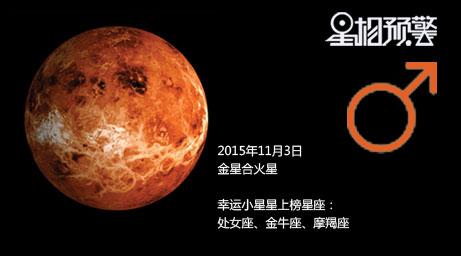 11月3金星合火星运