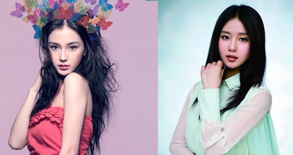 Angelababy、刘诗诗