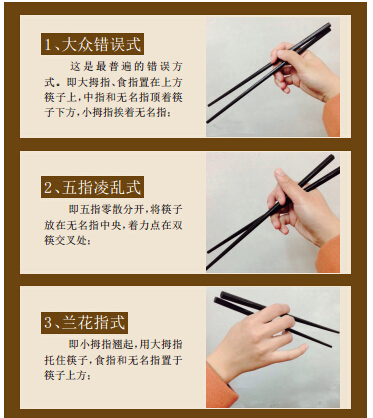 拿筷子方法预示性格