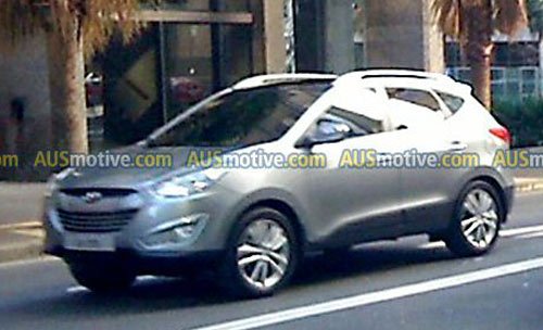 2011款途胜量产版谍照曝光 或2011年国产