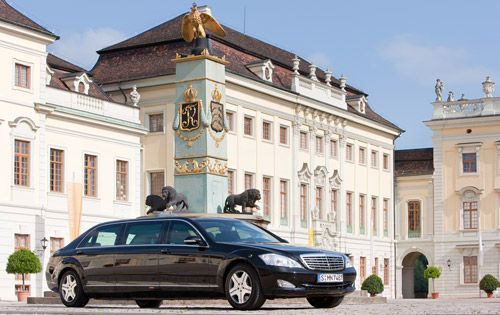 试驾2010款奔驰S600 Pullman Guard防弹车