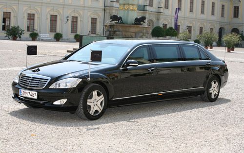 试驾2010款奔驰S600 Pullman Guard防弹车