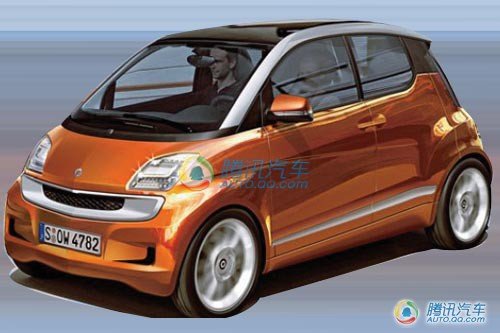 奔驰Smart ForFour换代车型效果图曝光