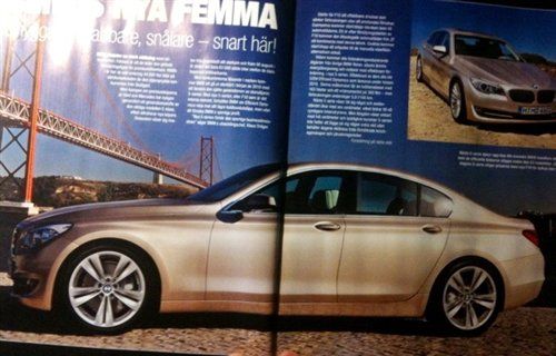 明年初发布 新一代宝马5系疑似官图曝光