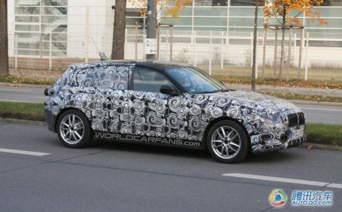 宝马新一代1系谍照再次曝光 更多信息披露