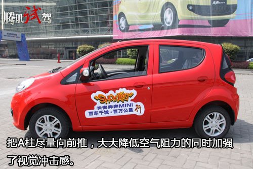 虎头虎脑 腾讯汽车试驾长安奔奔MINI