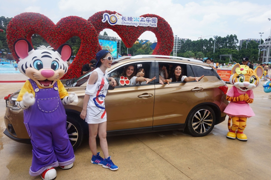 2015长隆比基尼大赛 传祺GS4与美女比拼颜值