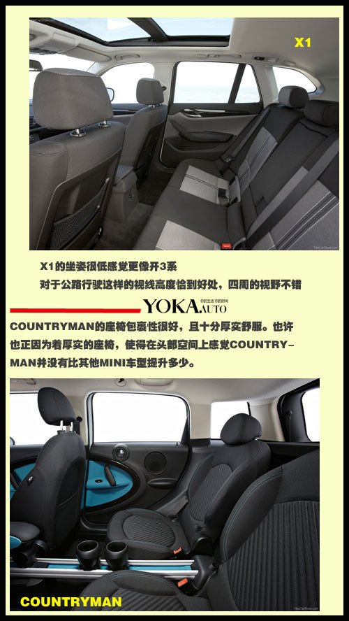 同门不同路 MINI countryman对决宝马X1