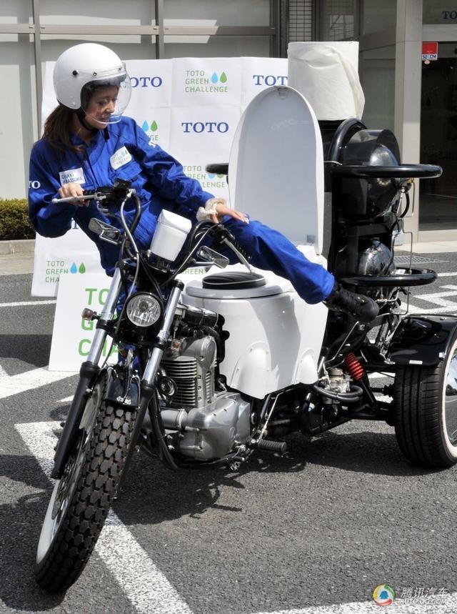 日本发明粪便动力摩托车 太拉风!