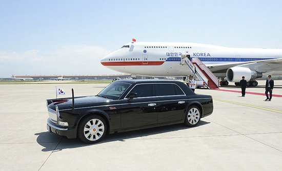 韩国总统朴槿惠访华座驾