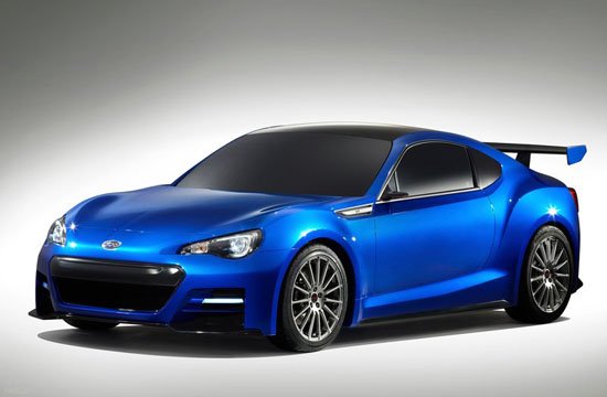 斯巴鲁在2011年洛杉矶车展上发布的brz concept概念车高清图片