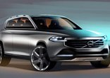 Ekspozīcijas jaunās paaudzes Volvo XC90 Concept
