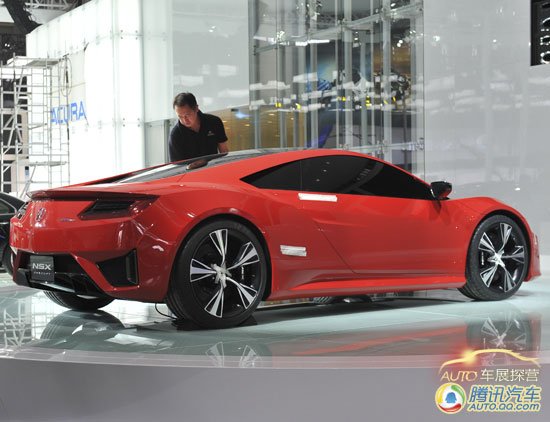 [深港澳车展探营]讴歌NSX概念车展馆亮相