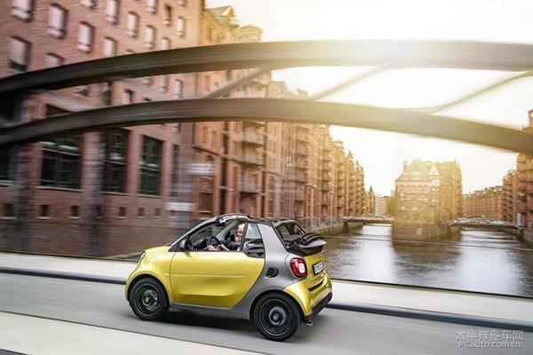 全新smart fortwo敞篷版将7月6日上市
