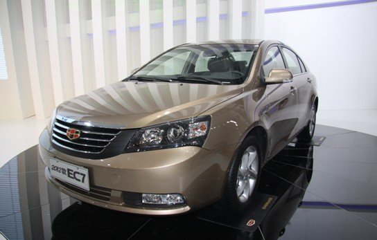吉利汽车2012款帝豪EC7在杭州车展上市