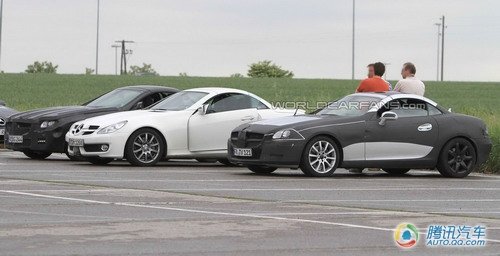 2012款奔驰SLK谍照曝光 采用全新造型