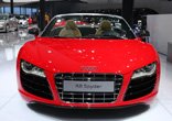 Beijing Motor Show Audi R8 descapotable rojo fantasma de la ópera