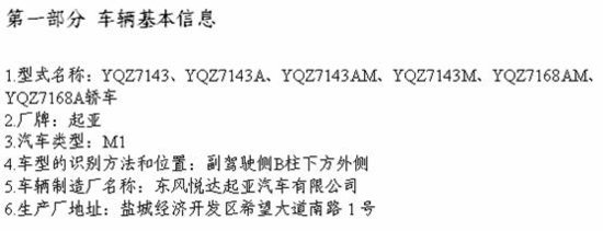                 东风悦达起亚K2两厢版目录编号现身