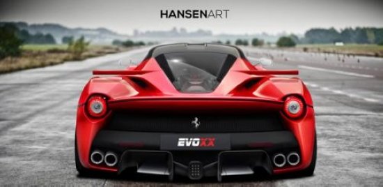 [海外车讯]曝法拉利LaFerrari EVOXX效果图