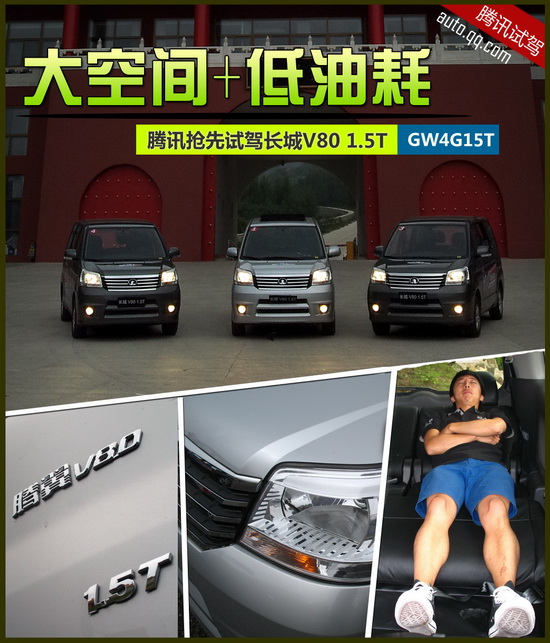 大空间低油耗 腾讯试驾长城V80 1.5T