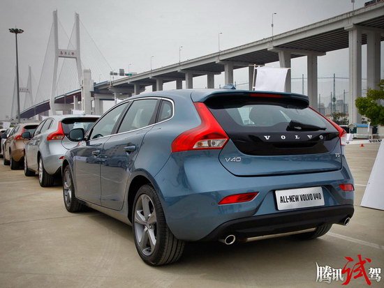 腾讯试驾沃尔沃V40 最强安全科技加身
