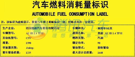 昂科拉/新桑塔纳解读 奥迪A1将推五门版