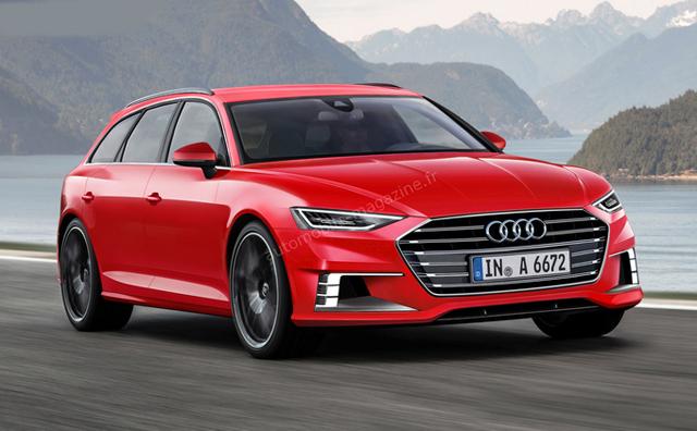 奥迪新一代A6旅行车效果图 2017年将登场