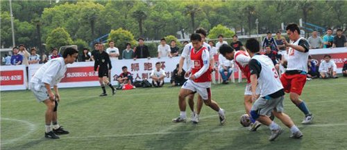 2008举办狮跑杯企业五人制足球对抗赛