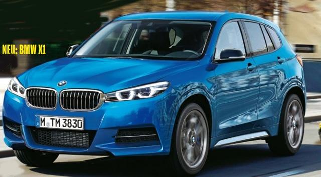 宝马全新X1效果图 前脸更犀利