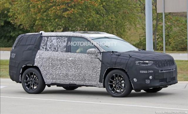 Jeep全新7座SUV谍照 将于2018年表态