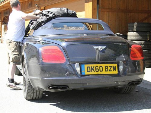 2012宾利欧陆GTC改款谍照 前脸变化明显