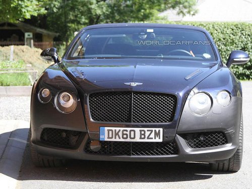 2012宾利欧陆GTC改款谍照 前脸变化明显